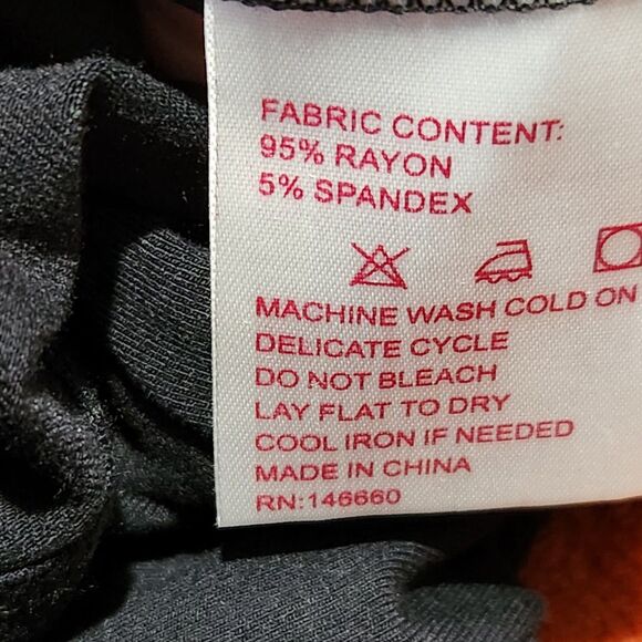 Pokkori Kimi Kai Maternity Dress Size XL Black Stretch Short Sleeve - Picture 12 of 12